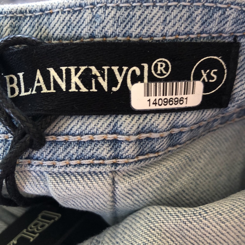 Blank NYC Wake Up Call Button Down Cutout Denim Dress Sz‎ XS - NWT - Picture 11 of 13
